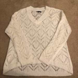 american eagle v neck sweater